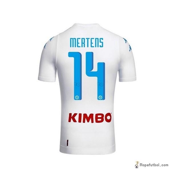 Camiseta Napoli Replica Segunda Ropa Mertens 2016/17 Blanco